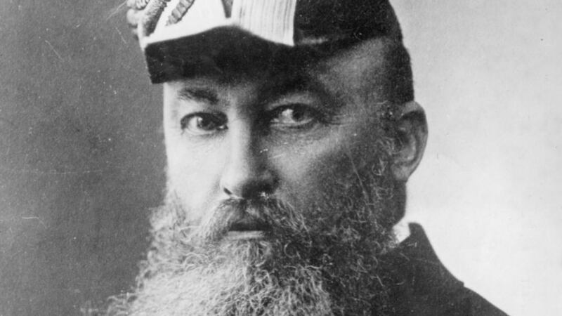 Portrait of the German Admiral Alfred von Tirpitz (1849-1930) in naval uniform, taken circa 1890. Photograph: General Photographic Agency/Getty Images