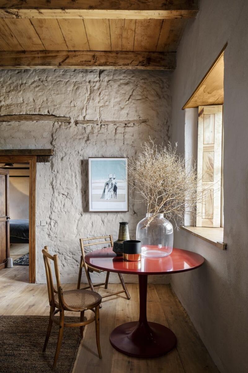 Cape Dutch style farm  in South Africa’s Klein Karoo. Photograph:  Adam Letch