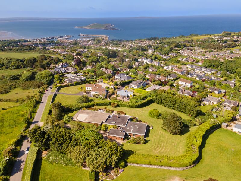 Aerial view of the site