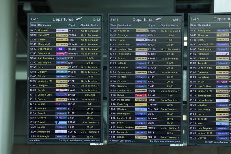 While idling around flight information boards, remember the 'golden hour in the dwell zone'. What is that? It’s the 60 minutes we have in the airside shops before we even consider heading towards our boarding gates. It’s when we spend the most money. Photograph: Alan Betson/The Irish Times

