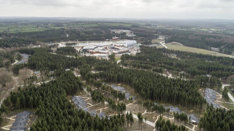 Aerial view of the Center Parcs site in Co Longford.