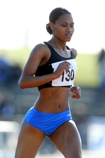 Azmera Gebrezgi, the first monthly prize winner of The Irish Times Sportswoman of the Month award in February 2004. Photograph:  Patrick Bolger/Inpho