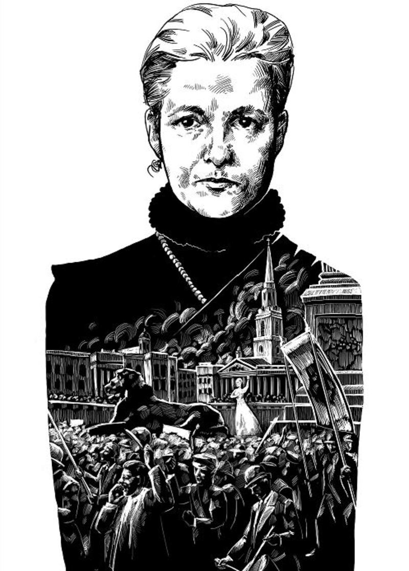Image: Original portrait of Annie Besant by Szabolcs Kariko