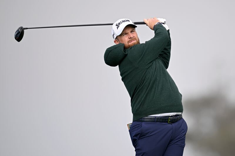 Shane Lowry of Ireland plays his shot from the fifth tee during the Farmers Insurance Open at Torrey Pines. Photograph: Orlando Ramirez/Getty Images