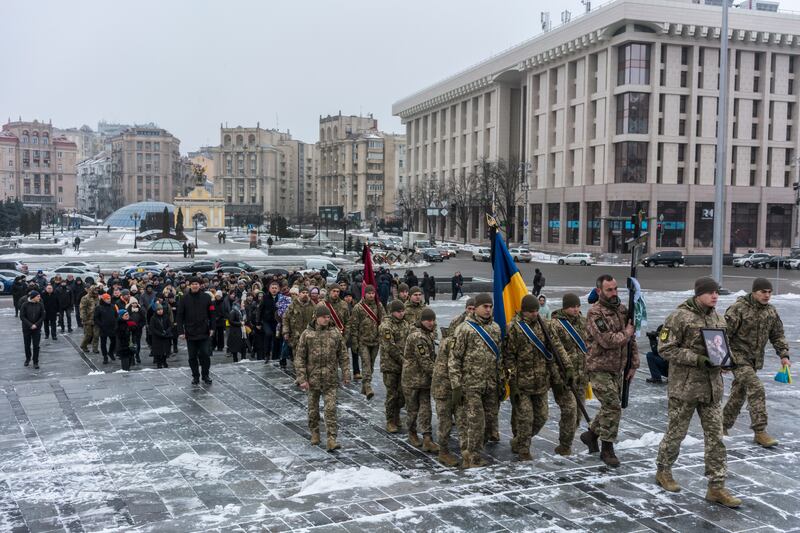 With Russia a constant threat, Ukraine will undoubtedly be Europe’s frontier land, heavily armed and at the ready, forging strong alliances with Poland and the Baltic states. Photograph: Brendan Hoffman/New York Times