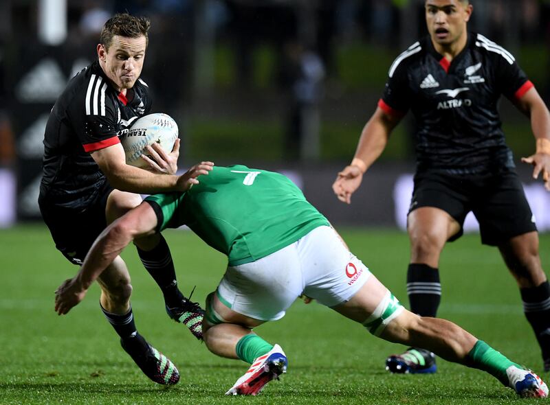Nick Timoney was forced largely into a defensive role against the Maori All Blacks. Photograph: Jeremy Ward/Inpho                                            