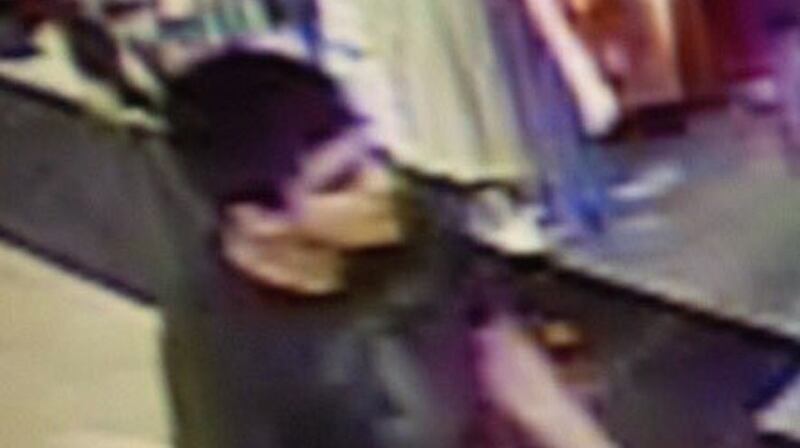 This video image provided by Skagit County department of emergency management shows a suspect wanted by the authorities regarding a shooting at the Cascade Mall in Burlington, Washington on Friday. Photograph: AP