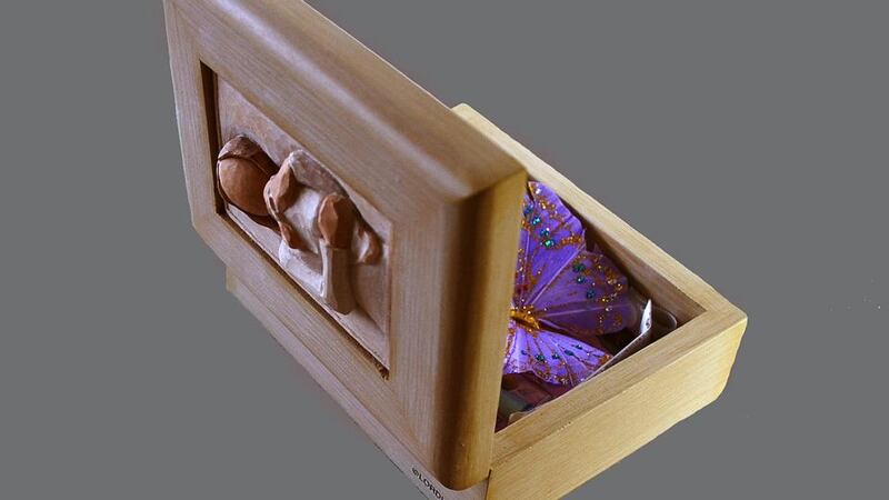 TRINKET BOX: “It was my heart [the hospital] found, not the baby’s , so we didn’t get a chance to say goodbye to her while she was alive .” – Louise O’Connor-Foott