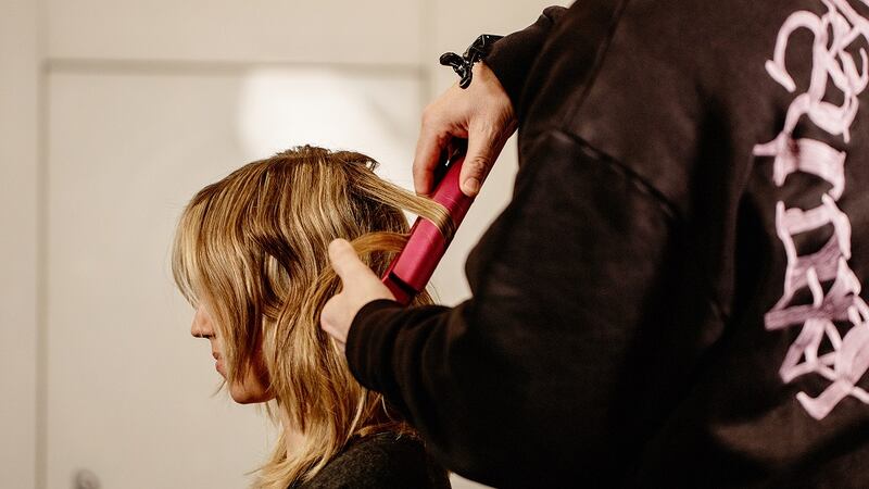 The flat wave is easy to do - and the difference is that it reflects light and looks shiny