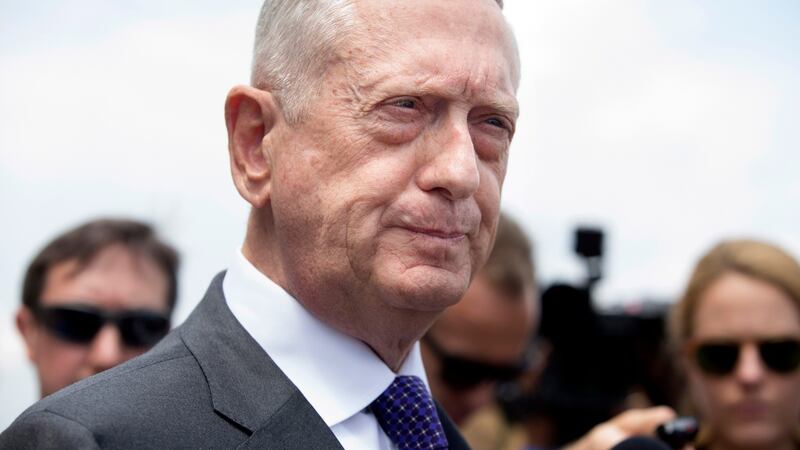 US Secretary of Defence Jim Mattis endorsed plans to reorganise the military’s space fighting forces . Photograph: EPA