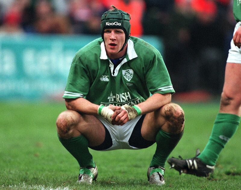 Simon Easterby: was capped 65 times by Ireland during a decade-long internatioinal career. Photograph: Billy Stickland/Inpho 