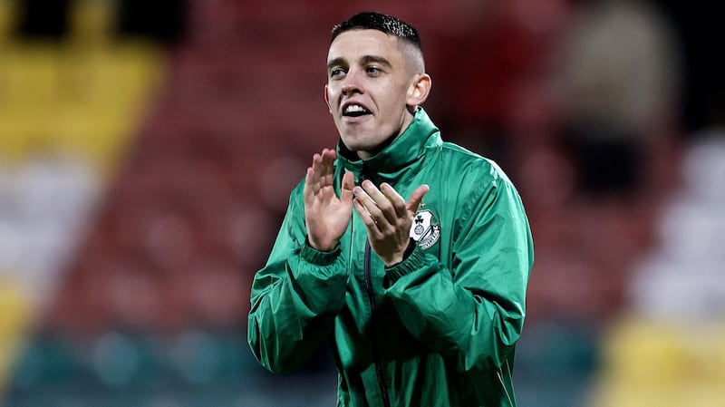 Gary O’Neill was the match winner for Shamrock Rovers against Sligo on October 15th. Photograph: Laszlo Geczo/Inpho