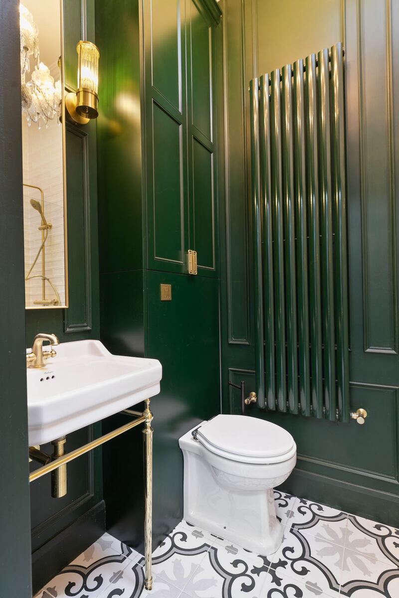 First-floor bathroom