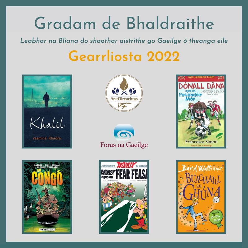 Shortlists Announced for the 2022 Irish-Language Book of the Year Publishing Awards