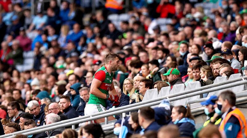 Aidan O’Shea: was substituted against Dublin but came on for the vital last play. Photograph: Tommy Dickson/Inpho