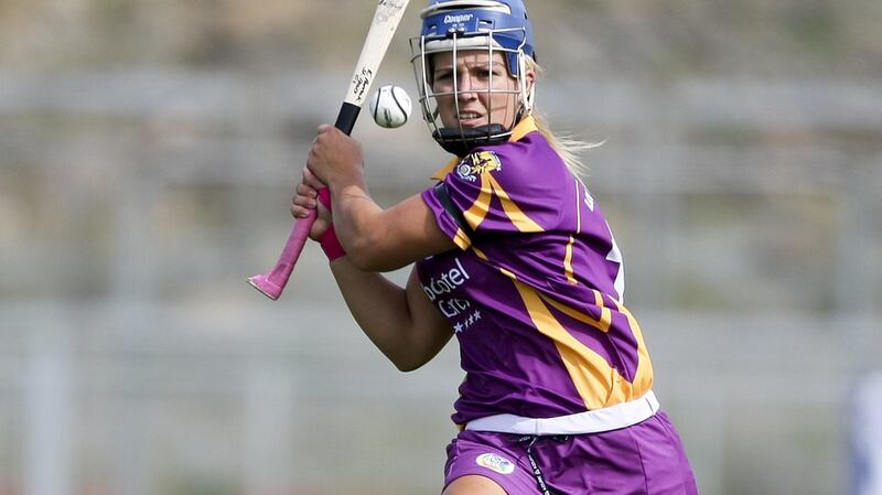 Katrina Parrock in her hurling days with Wexford. She won four All-Irelands and two All Stars during a glorious career. Photograph: Ken Sutton/Inpho