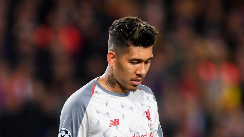 In Roberto Firmino’s absence it quickly becomes apparent that Liverpool have no other player who can do the things he does. Photograph: Michael Regan/Getty Images