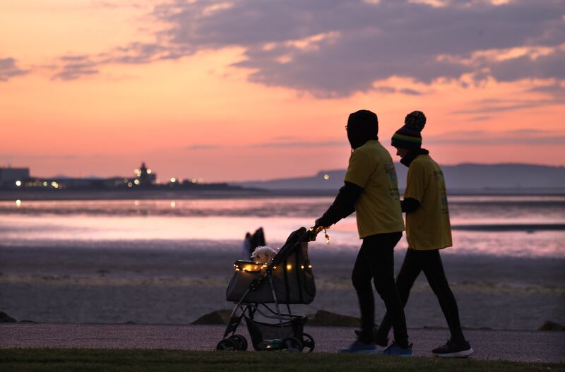 Darkness into Light, Sandymount, Dublin. Photograph: Dara Mac Dónaill