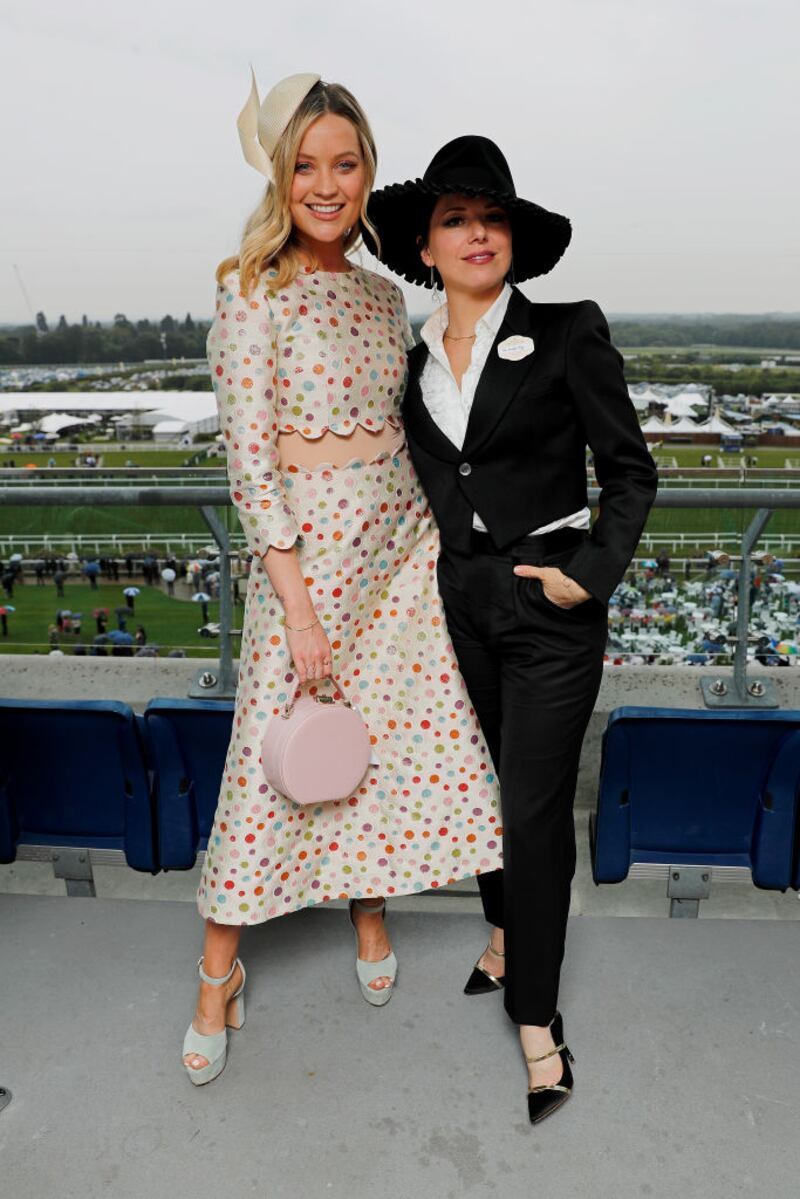 Look of the Irish: TV presenter Laura Whitmore and singer Imelda May. Photograph: Dave Benett/Getty Images