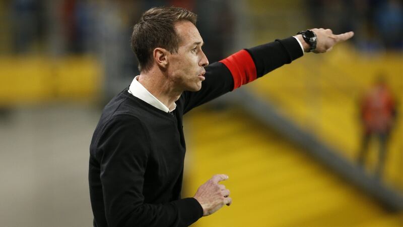 Chris O’Loughlin: “I never thought I’d be a coach, then I thought that would be all I do, but this is a great position.” Photograph: William Van Hecke/Corbis via Getty Images