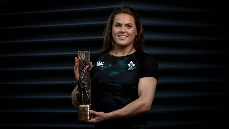 Parsons was named the Guinness Rugby Writers of Ireland Women’s Player of the Year this week. Photo: Morgan Treacy/Inpho