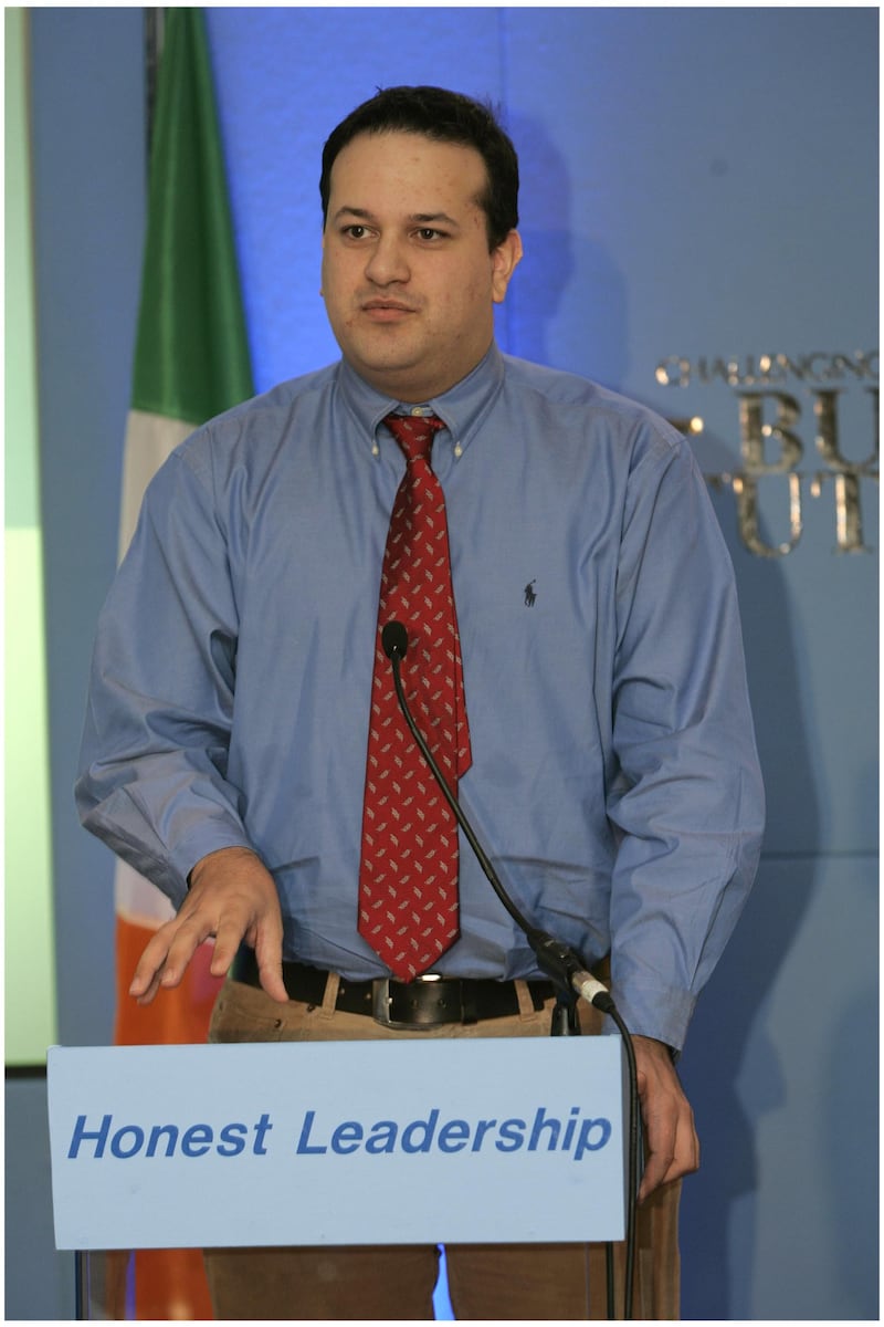 Leo Varadkar speaking at the Young Fine Gael pre-election conference in 2007. Photographer: Dara Mac Dónaill 
