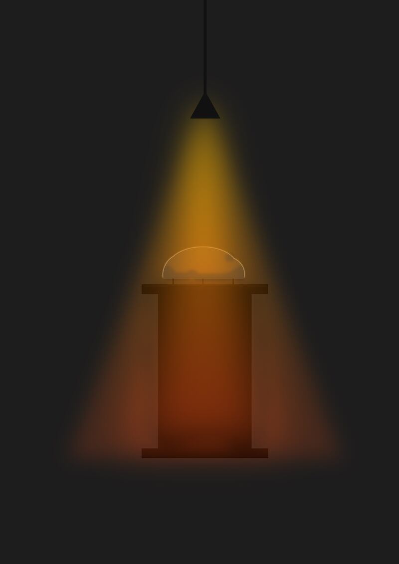 Apocalypse Anxieties: a working image for Tangible Earth, an interactive installation by Kerry Guinan.