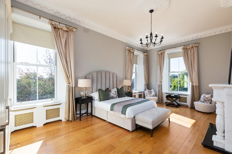 There are five double bedrooms upstairs