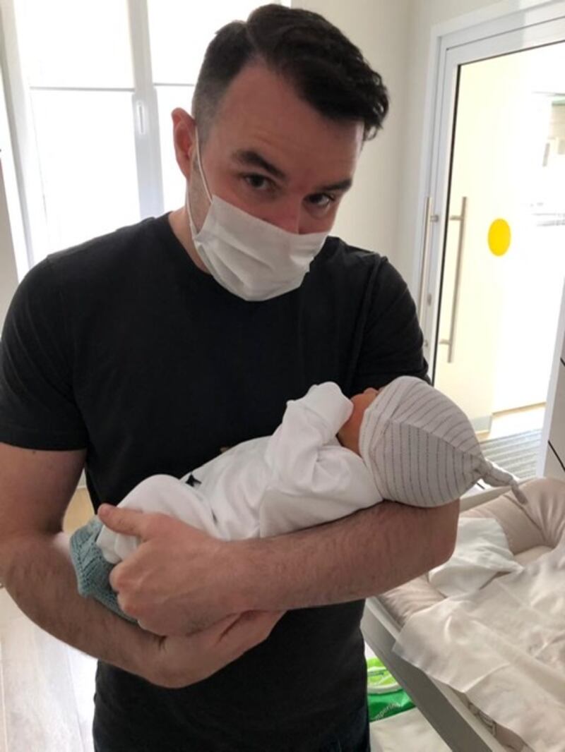 Oliver James with his daughter Vivien in St Petersburg.