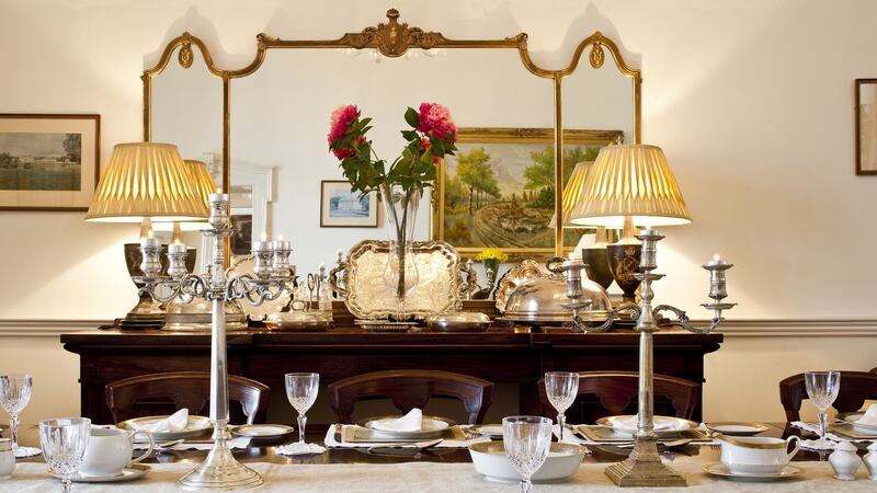 Guests at Lisheen Castle, Tipperary can opt for the full “Downton” experience during their stay.   The castle sleeps 19 so if you can fill it with friends and family, that works out just €328 each.