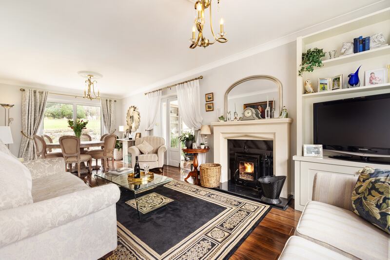 The formal drawingroom is to the right when you enter via the front door. Photograph: Andrew Nolan Photography