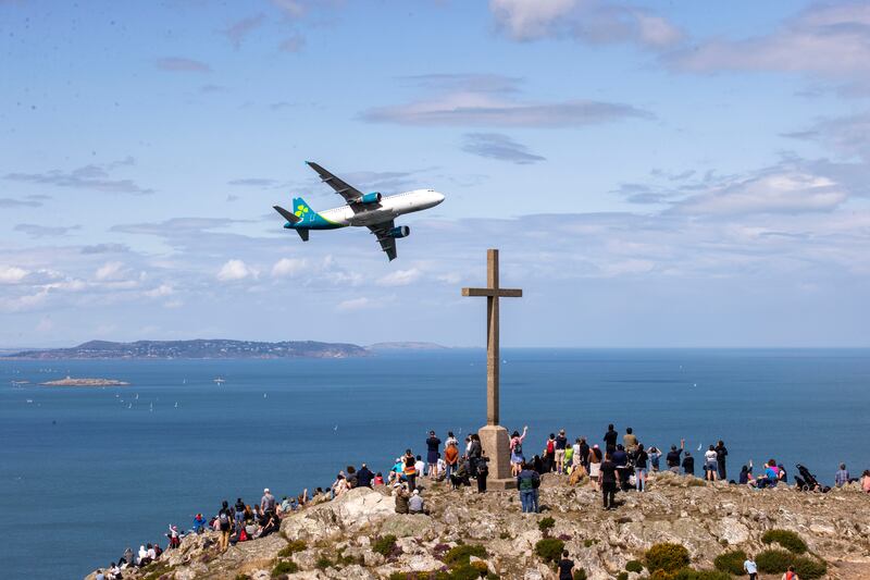 Bray Air Display: Aer Lingus Airbus A320neo. Photograph: Tom Honan