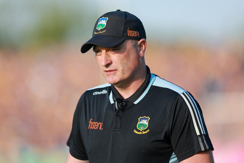 Tipperary manager Liam Cahill: Acutely aware of the importance of getting out of the province. Photograph: Natasha Barton / Inpho.