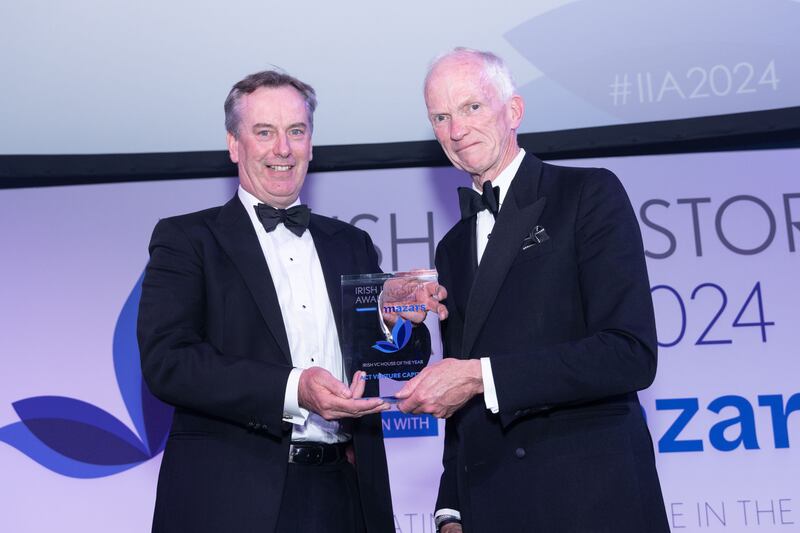 John Flynn, managing director, Act Venture Capital with Judge Stephen Welton, founder and ex CEO of BGF