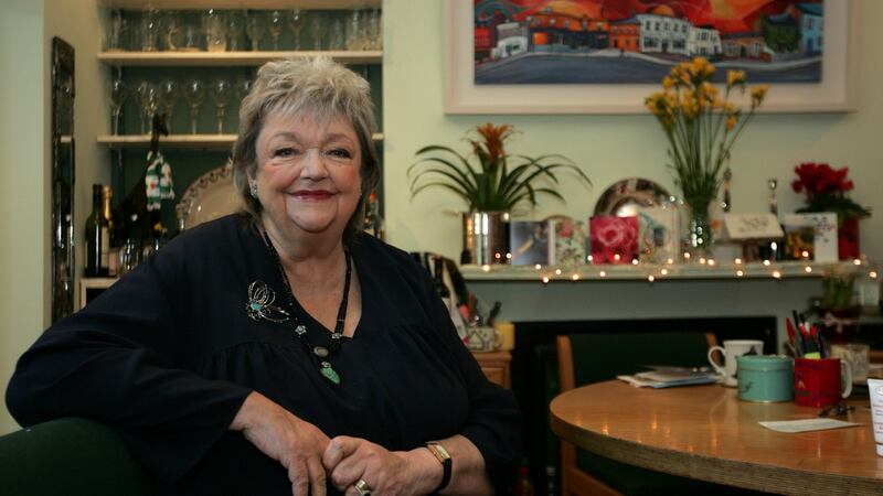 Maeve Binchy at home in Dalkey, Co Dublin, in 2010. Photograph: Eric Luke