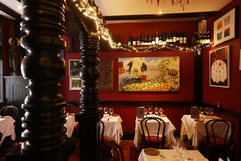 Monty’s of Kathmandu interior. Photograph: Alan Betson