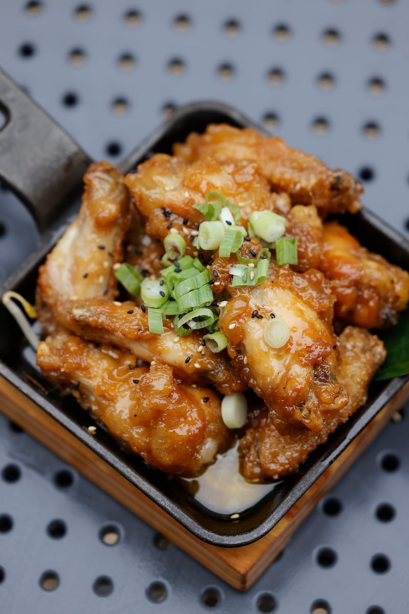 Tasty: maple butter garlic chicken wings. Photograph: Alan Betson 

