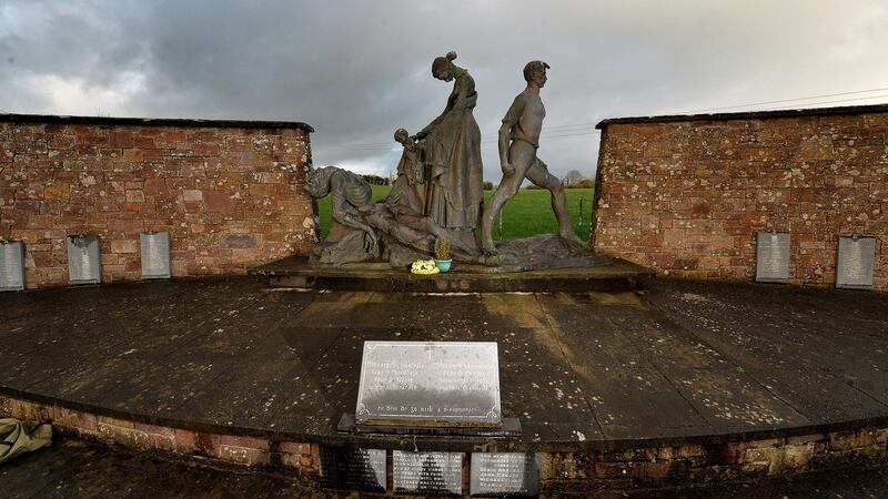 The monument to the Ballyseedy Massacre in Kerry, in which eight anti-Treaty IRA prisoners were killed,