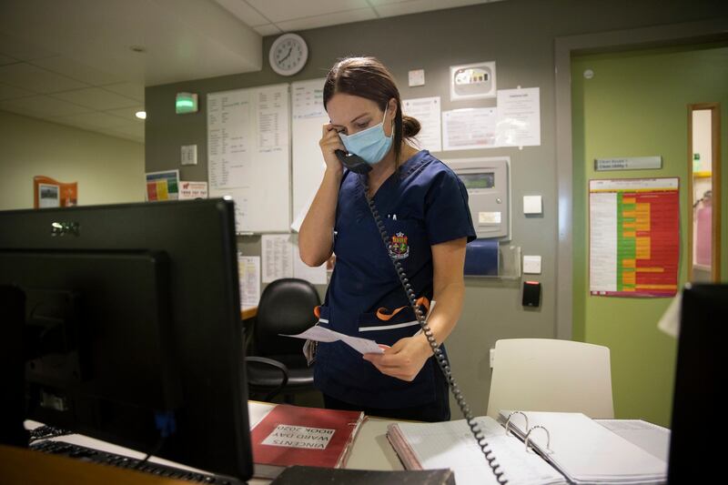 Nurse manager Megan Redmond. Photograph: Chris Maddaloni