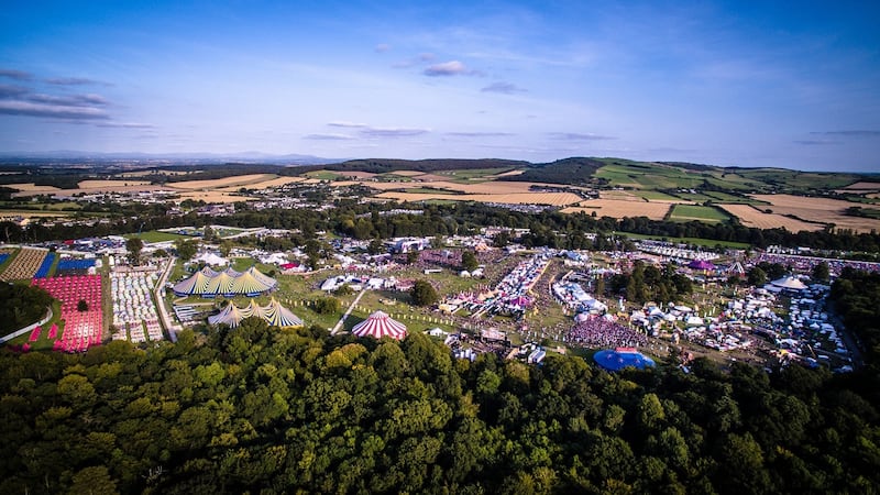 Aerial Footage From Electric Picnic 2015. Photograph: Niall Bouzon/Inpho/Red Bull