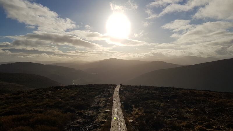 Rachel Flaherty on Djouce Mountain