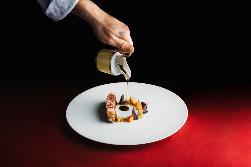 Manzo sedano e carote at Locale Firenze, owned by the same group as Cestello but far more theatrical