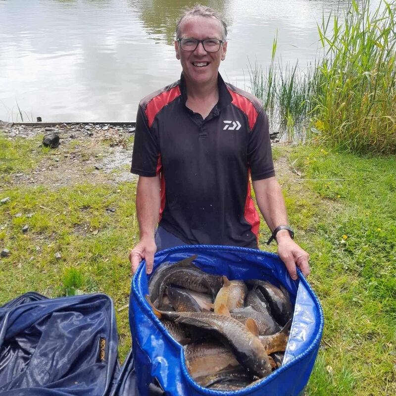 Brenton Sweeney, winner of the Gaulmoylestown Lake coarse angling qualifier