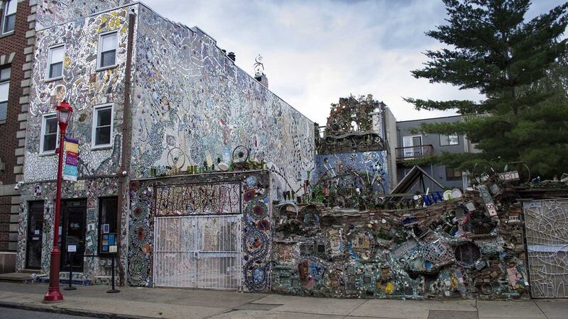 Magic Garden is a richly layered art installation on South Street.
