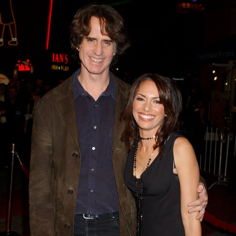Susanna Hoffs with Jay Roach, a top Hollywood director and now her husband of three decades, in 2004. Photograph: Gregg DeGuire/WireImage/Getty