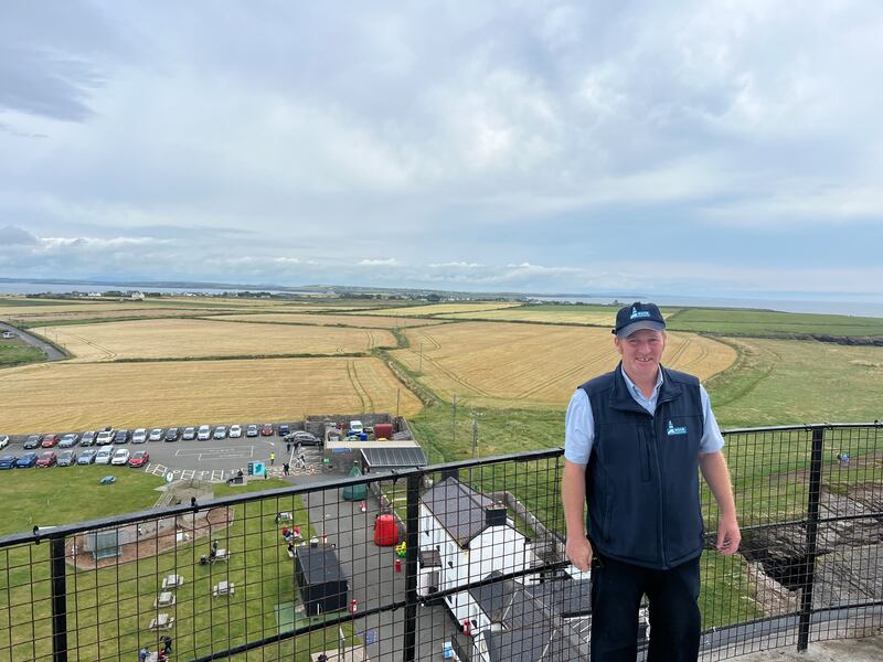 Jon Pearce, a tour guide at Hook Lighthouse in Co Wexford