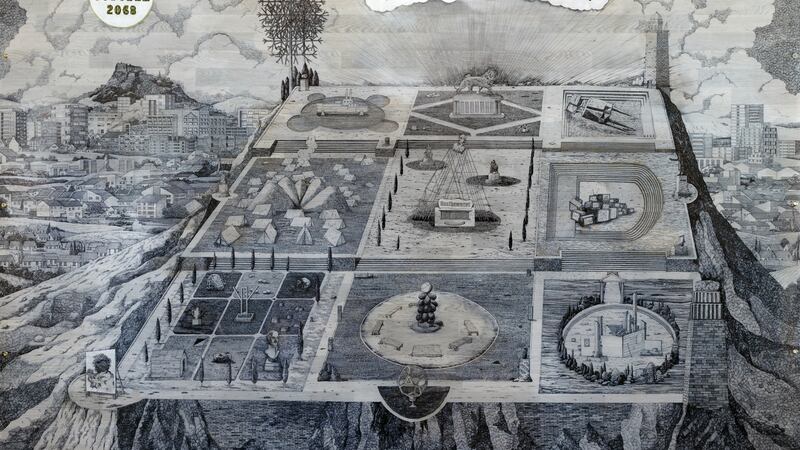 Parc du Souvenir by Stephen Brandes. Courtesy of the artist and Oonagh Young Gallery