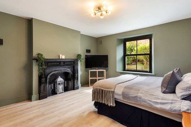 The property has four bedrooms