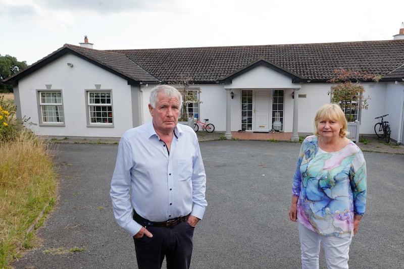 Malahide homeowners Willie and Michelle Guerin. Photograph: Alan Betson
