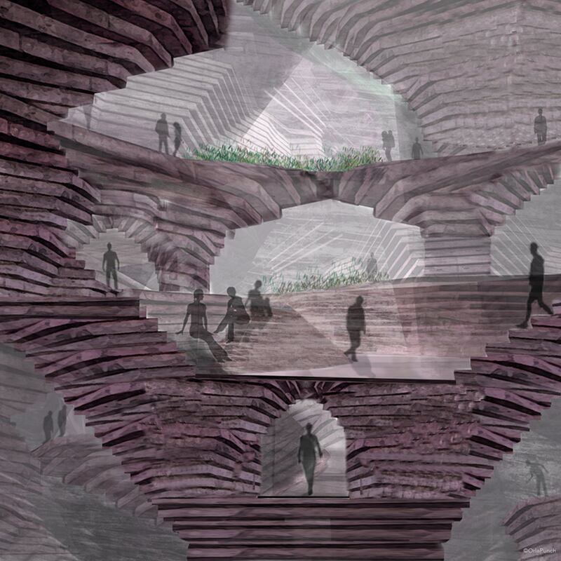 Apocalypse Anxieties: an imagined architecture for Mars, by Orla Punch.